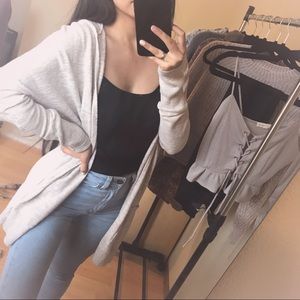 American Eagle Hooded Cardigan